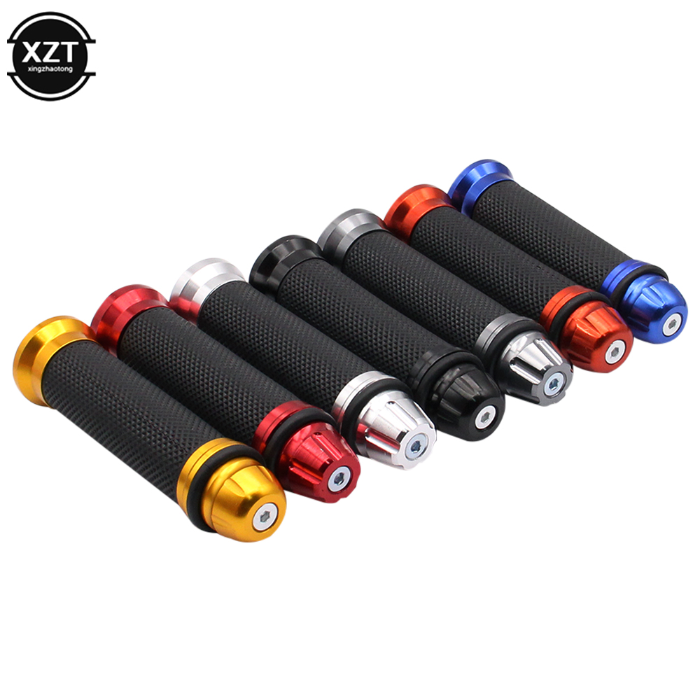 Motorcycle Grips Hand Rubber Pedal Biker Handlebar Clench Modified Handle Throttle Turn Grip Settle Handle Grips 22/24mm