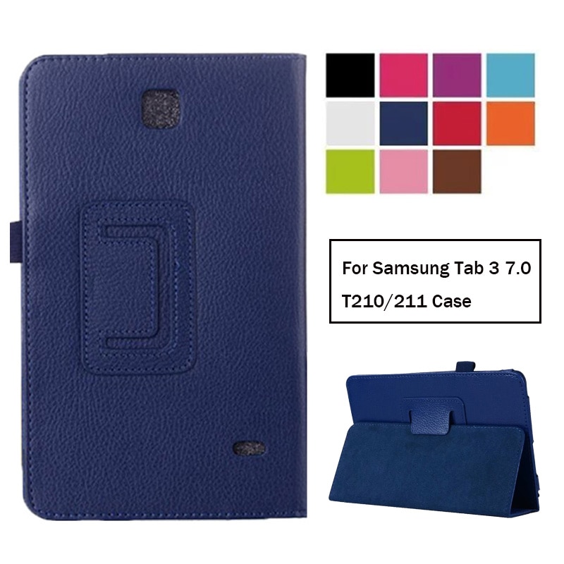 Case For Samsung Galaxy Tab 3 7.0 T210 T211 Leather case Cover For Samsung Tab3 7.0 SM-T210 SM-T211 Case