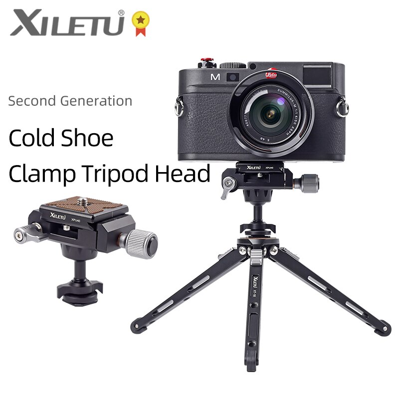XILETU BS2 Tripod Ball Head 360 Degree Video Stand Panoramic Heads for DSLR Camera Head Tripod Head Accessories