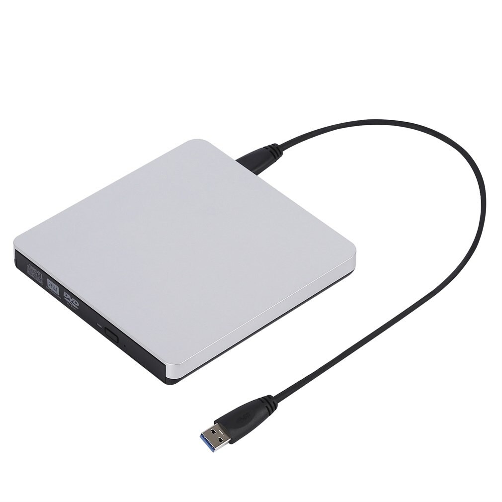 Practical External Hard Drive Box USB3.0 Portable External Interface Hard ODD HDD Drive Box SATA Disc Silver: Default Title