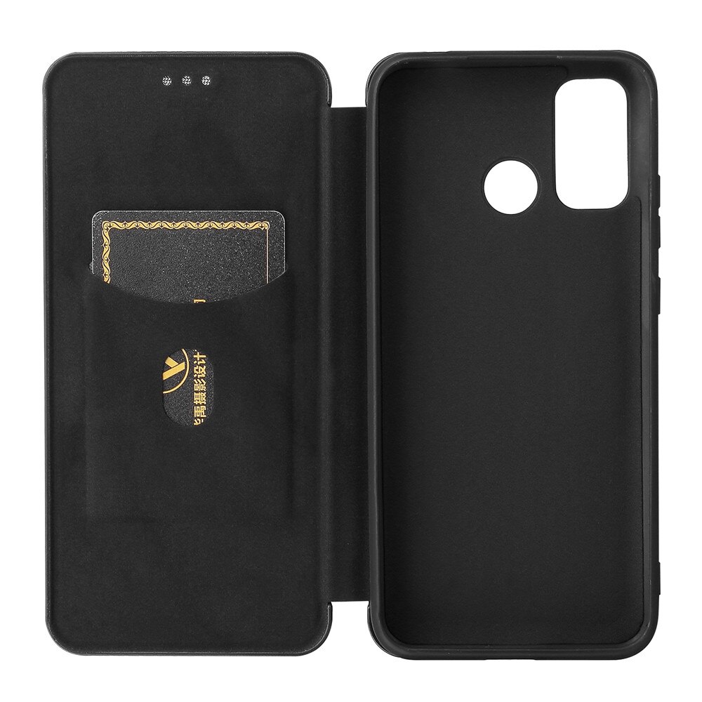 Flip Carbon Shockproof Wallet Magnetische Leather Cover Oukitel C23 Pro Case Voor Oukitel C23Pro C 23 Telefoon Tassen