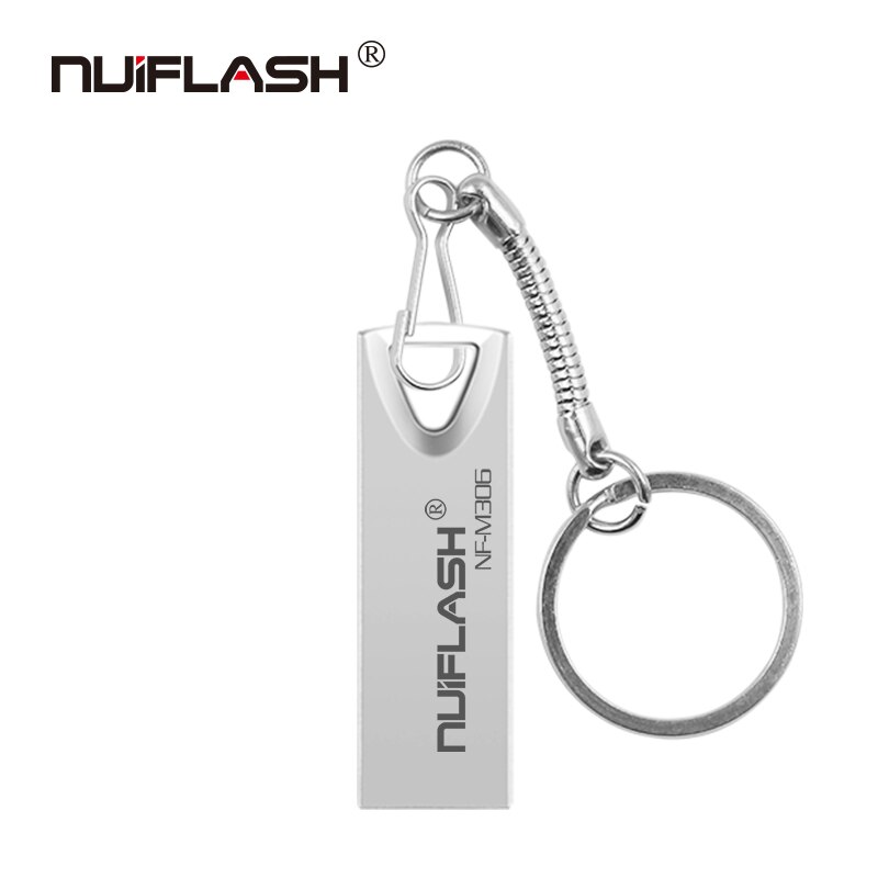 Usb 2.0 Metalen Pendrive 64Gb Memory Stick 32Gb Usb Flash Drive 128Gb 64Gb Super mini Usb Stick Pen Drive 16Gb: 16GB / silver