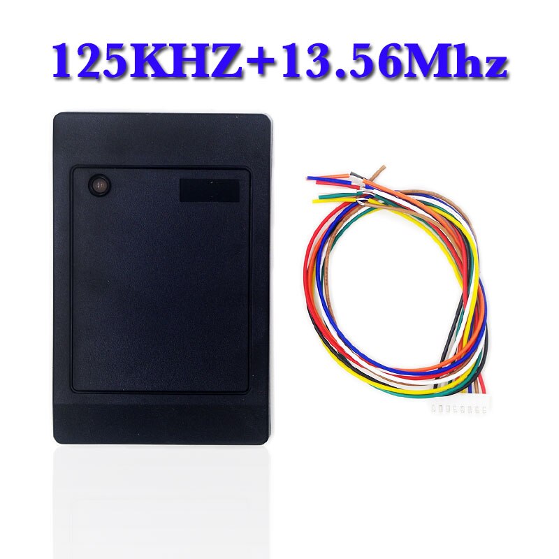 Rfid Reader Dual Frequentie 125Khz Em Kaartlezer Wiegand Interface Weigand 26 Smart Proximity Lezers Rfid Schrijver Duplicator Sleutel