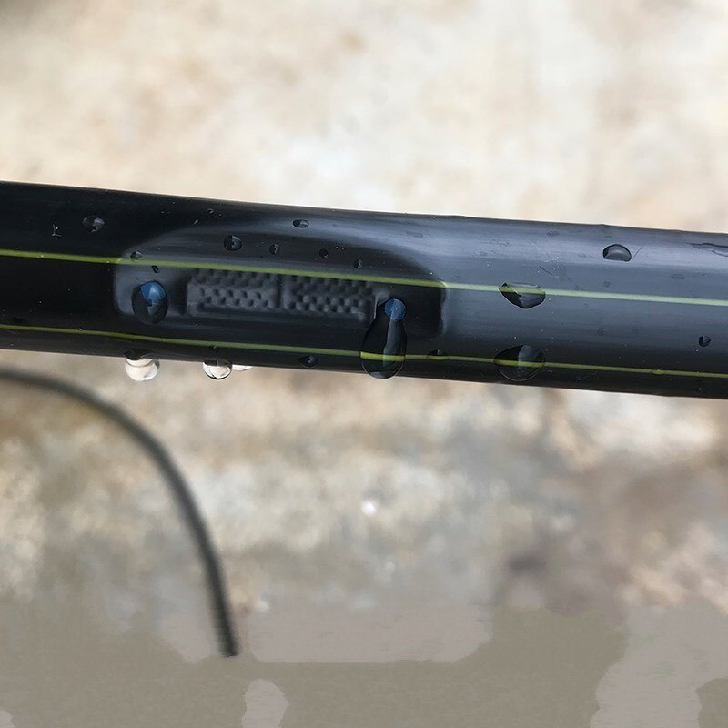 5 ~ 50m 2-Gat * Ruimte 40cm Drip Tape Druppelirrigatie Systeem Kits Tuinieren Watering Kits kas Onder Film Irrigatie Drip Slang