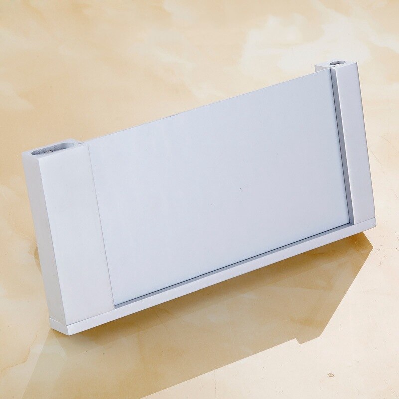 1PC White Toilet Paper Holder Aluminum Tissue Paper Holder Bathroom Roll Dispenser With Phone Storage Wall Mount