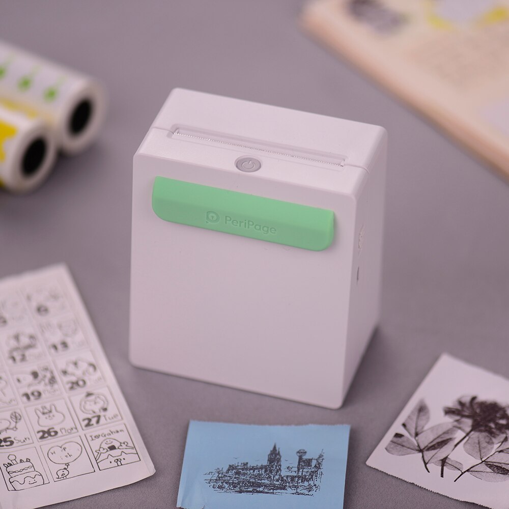 PeriPage mini kieszeń drukarka przenośna A8/A6 bezprzewodowa BT moc drukarki termicznej funkcja banku klip projekt drukarka paragonowa dla iOS