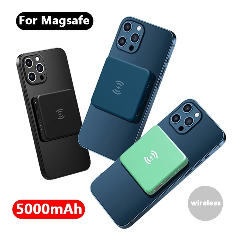Für Magsafe Energie Bank Magnetische Drahtlose Ladegerät Für iPhone 12 Profi Max Mini Schnelle Drahtlose Ladung 15W PD20W Magsafing powerba