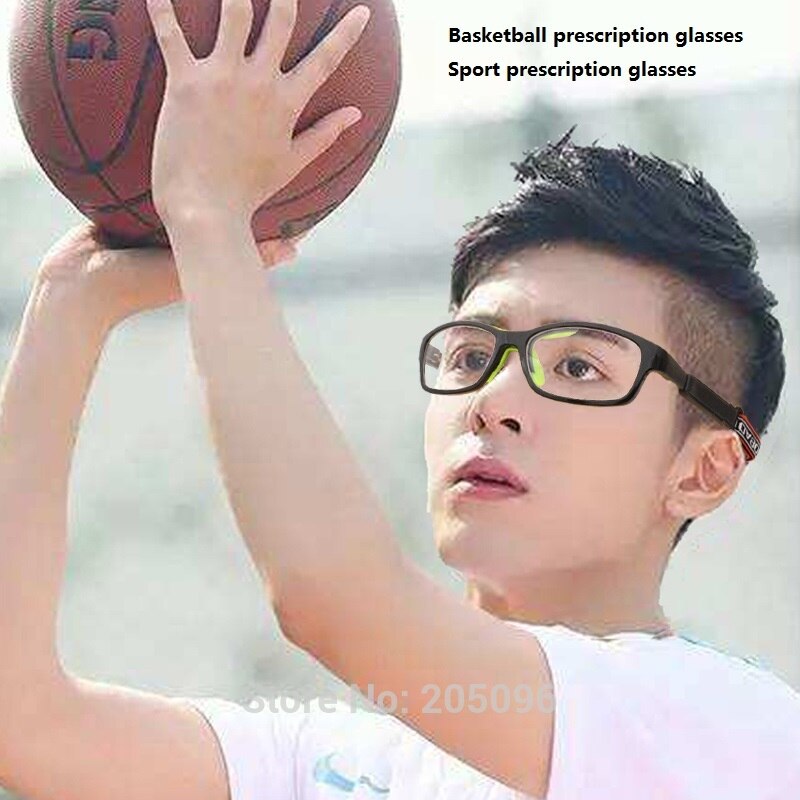 Double Temple 2 élastique sangle lunettes sport lunettes Football carré modifiable cadre optique SL021