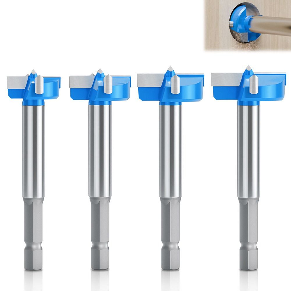 Broca de repuesto Forstner de 15-32mm, broca con punta de carburo para madera dura, juego de sierra de agujero, bisagra para carpintería, Kits de herramientas