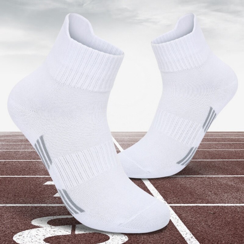 5 paia di calzini sportivi unisex antisudore donna uomo calzini traspiranti a tubo corto calzini sportivi per corsa tutto'aperto pallacanestro calcio