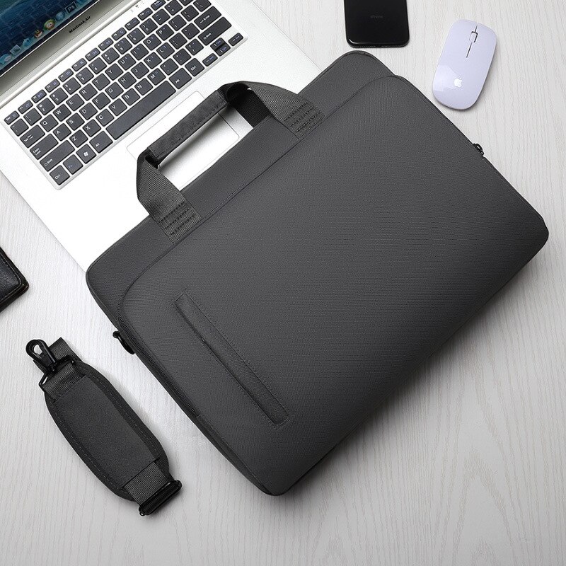 Męska teczka damska torba na laptopa odporna na wstrząsy wodoodporna torba na ramię Crossbody torba podróżna na telefon komórkowy