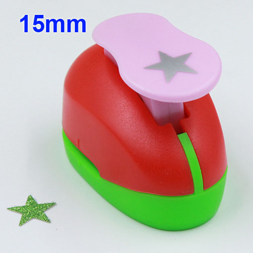 3 &quot;2&quot; 1.5 &quot;1&quot; Stervorm Craft Punch Gat Paper Cutter Scrapbooking School Papier Puncher Eva perforator: 1pc 15mm