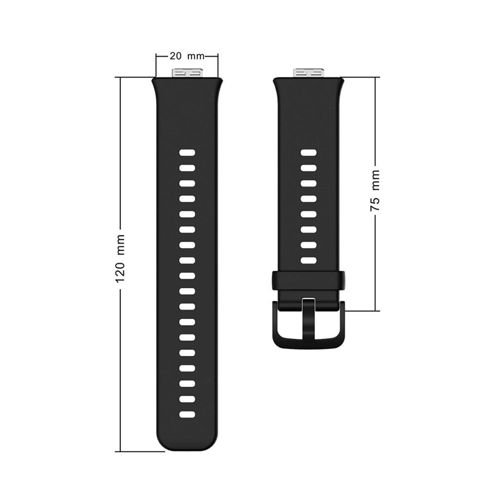 Pulseira de substituição para huawei relógio ajuste banda para huawei ajuste pulseira silicone TIA-B09 acessórios relógio inteligente cinto loop