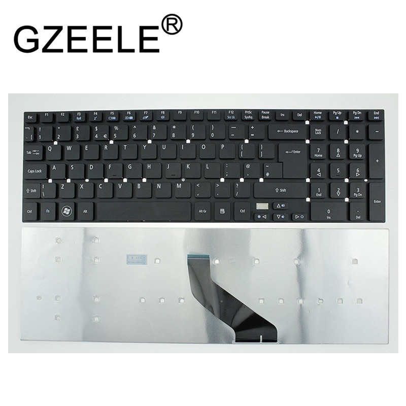 Gzeele Voor Acer Aspire V3 V3-571 V3-531 Kb. I170A.409 Uk Keyboard Black