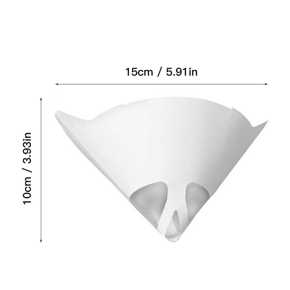 50/100 Paper Paint Filter 190micron Paint Conical Strainers Mesh Filter Cone Strainer Funnel Fine Paint Paper Strainers