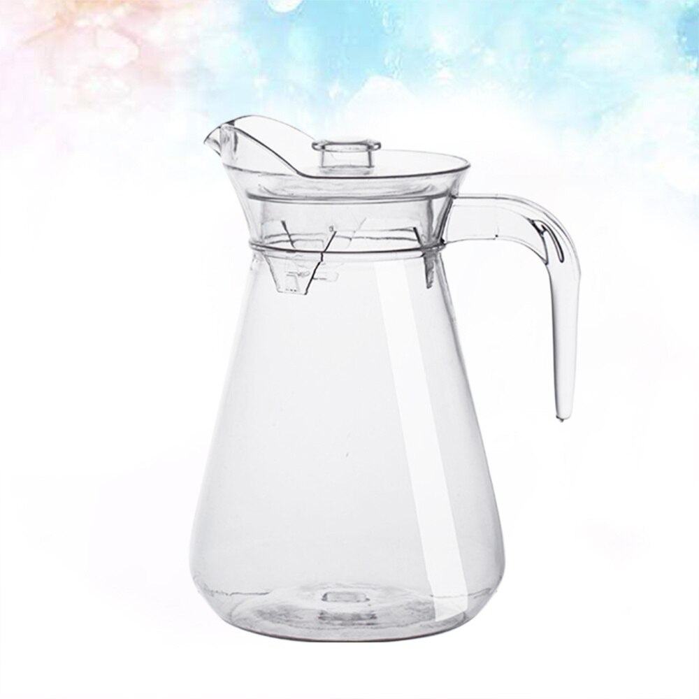 1 jarra de agua de acrílico, duradera, Simple, jarra para zumo, tetera para bebidas, para casa de