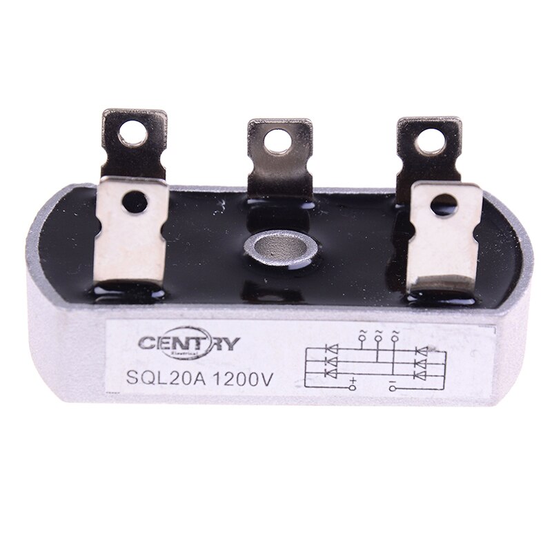 1PC 20Amp Generator Diode Rectifier Bridge Three Phase Power Fast Recovery Rectifiers Diodes Kits For Generator SQL20A