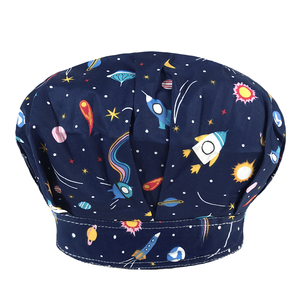 men and women Floral printing adjustable Scrub hats beauty salon Scrub Caps spa laboratory cute fluffy working hats: 32048