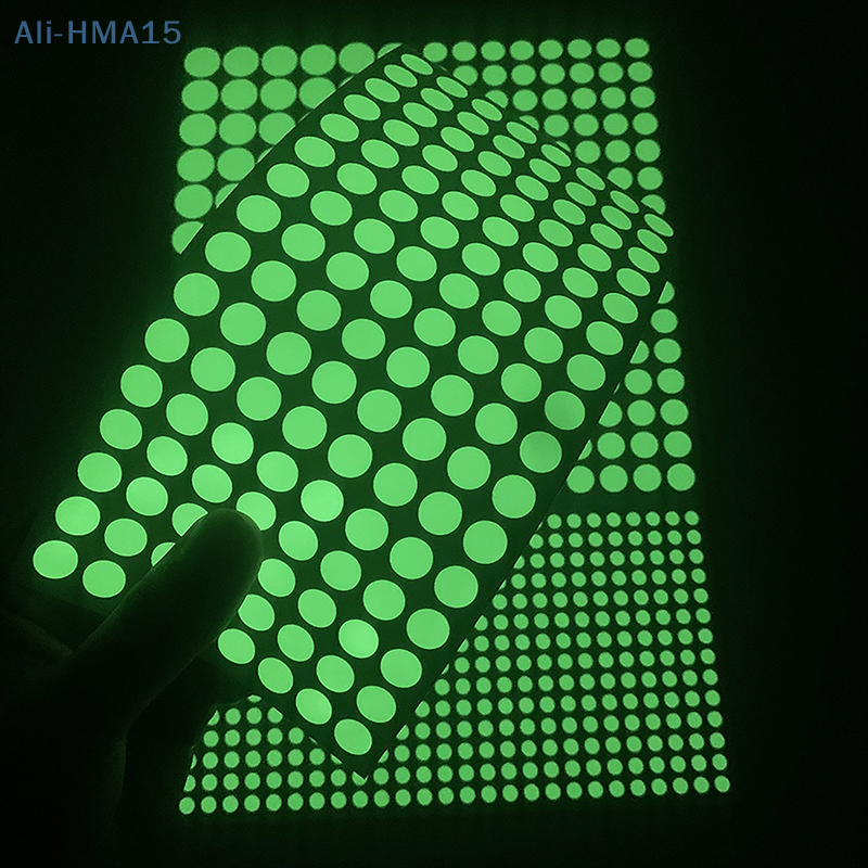 Pegatinas de pared de puntos luminosos fluorescentes para el hogar, pegatinas decorativas autoadhesivas para pared de habitación de niños, bricolaje, brillan en la oscuridad