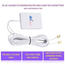 Enrutador LTE 3G, 4G, TS9 CRC9 antena SMA, conector 4G LTE, Anetnna 28dBi, antena externa para Huawei 3G 4G