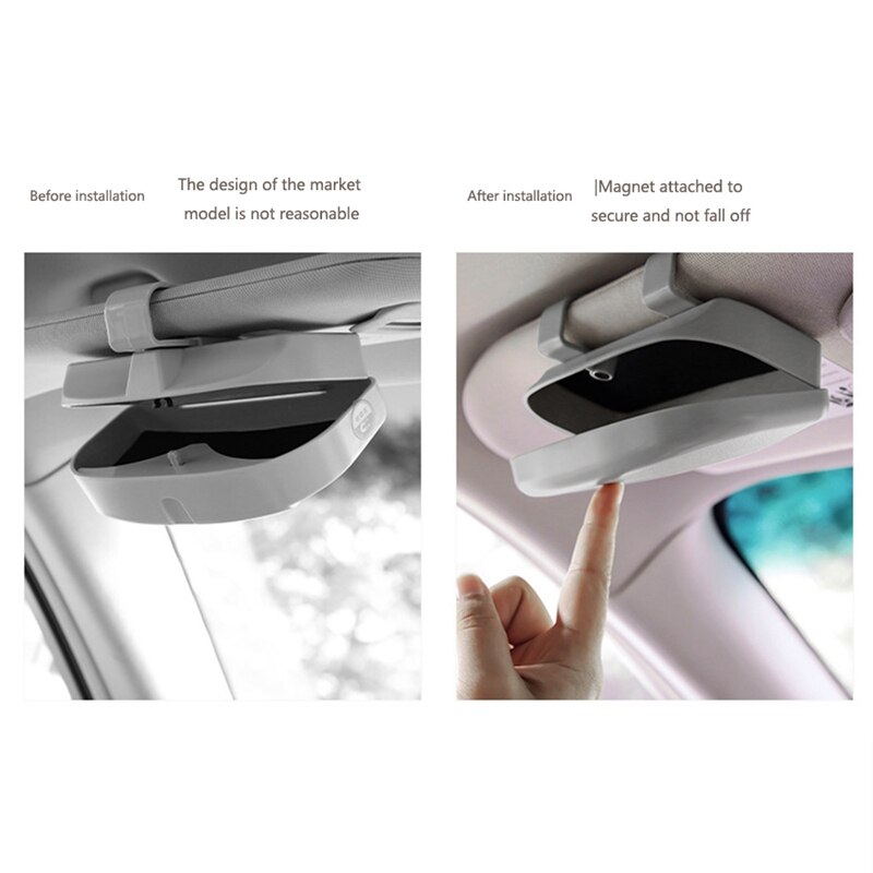 Nowe etui na okulary okulary samochodowe netto podkładki strąk szklanki w samochodzie