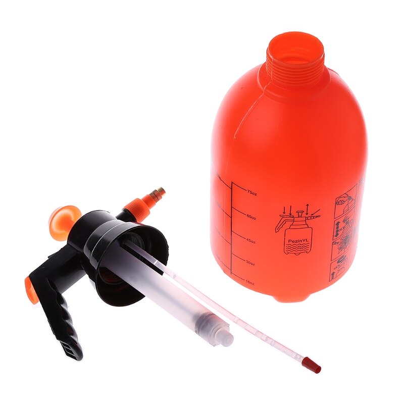 2.0l bilvask tryk spray potte auto clean pumpe sprøjte flaske under tryk spray flaske høj korrosionsbestandighed