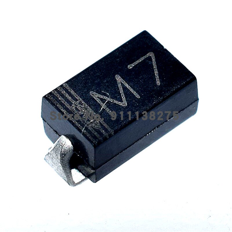 50Pcs SMD Rectifier Diode DO-214AC M7F M7 M4 M2 M1 1A 50V 100V 200V 400V 600V 800V 1000V SMA Electronic Silicon