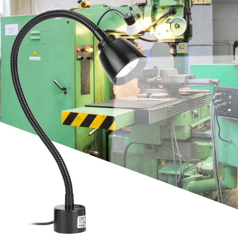 7W LED Working Light Machine Lathe Tool Flexible Gooseneck Lamp For Punching Machine Work Light Drill Press