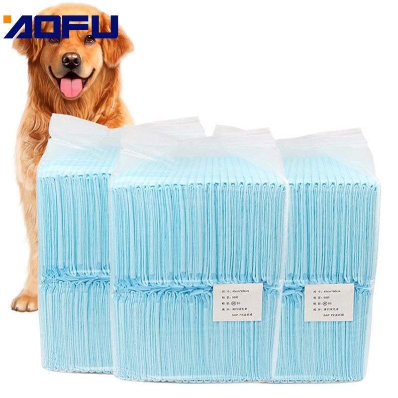 100 Pcs 33 X 45cm Poop Scooper Diaper Changing Mat Pad Paper for Absorbent Waterproof Disposable Cleaning Supplies Dog Toilet