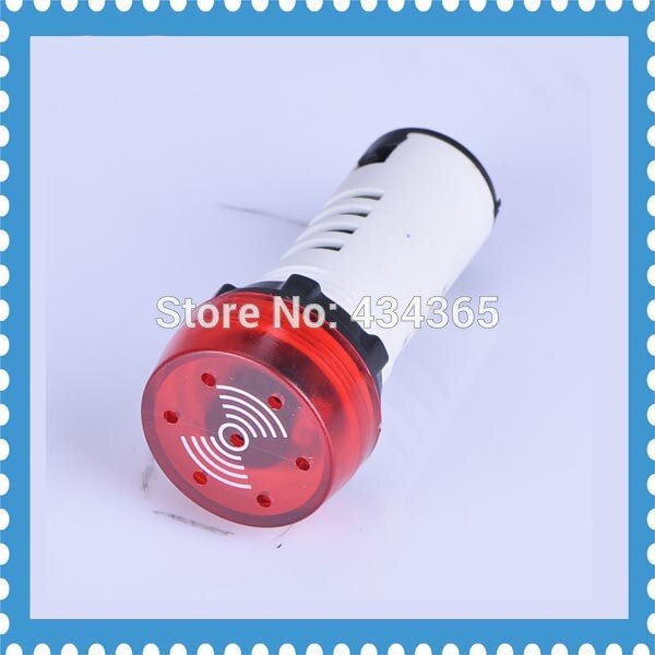 50 stks AD16-22SM lampje Flash buzzer AC 24 V