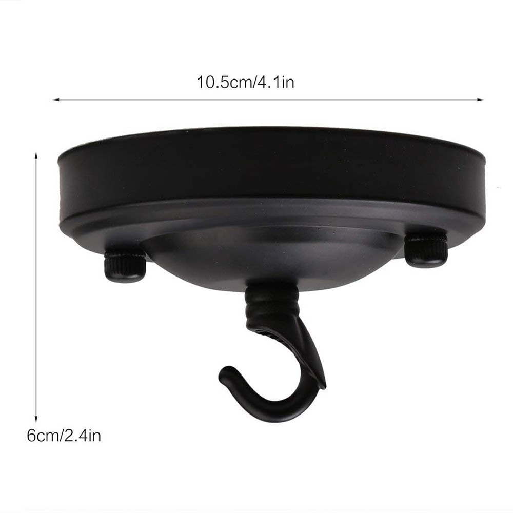 1/2/4 stücke Jahrgang Eisen Decken Rose Haken Platte Halfter DIY Anhänger Lampe Dekoration retro Decke Halfter für Leuchte D40