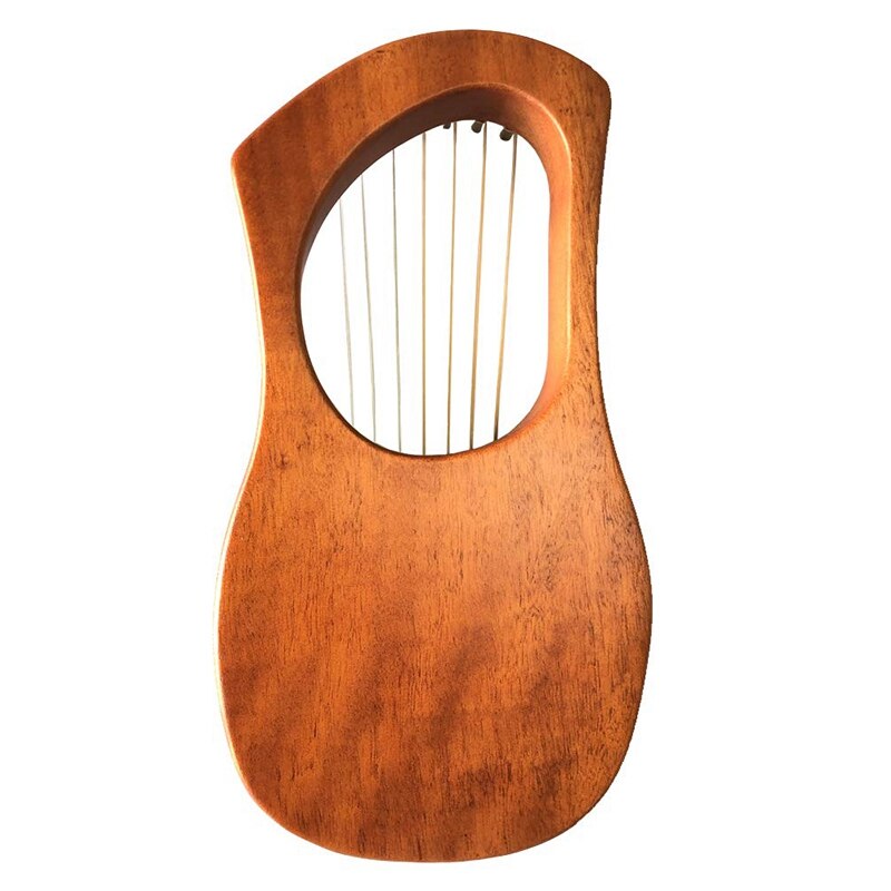 -Orchestral Musical Instrument Harp Seven-Stringed Musical Instrument Liqin with Tuning Wrench