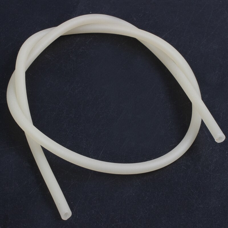 Fietsventiel kern zacht rubber latex slang 40cm lengtes 5 stuks ivoor