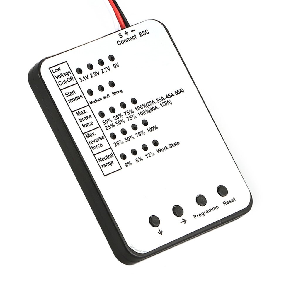 Programmering Kaart Automotive Led Programmering Kaart Voor Rc Auto Esc Electronic Speed Controller Afstandsbediening Accessoire