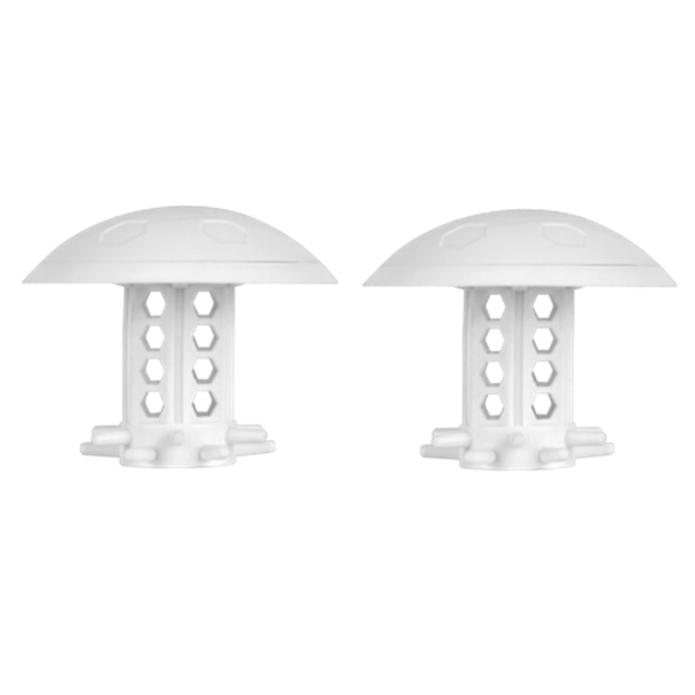 2PACK TXM Drain Hair Catcher Bathtub/Sink Drain Hair Catcher,2 in 1 Bathtub Drain Protector for Shower: WHITE
