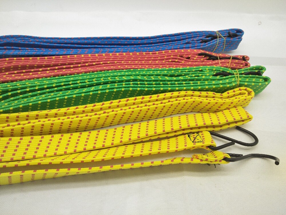 A72 Tie With Hook Elastic Bicycle Bandage Bike Luggage Banding Accessory Belt Rope Motorcycle Stacking Cycling Bungee Outdoor