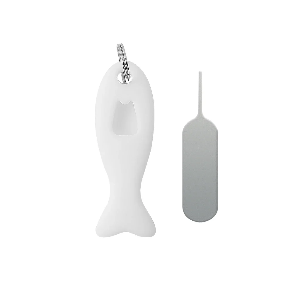 SIM Card Removal Tool Card Tray Pin Eject with Silicone Case Key Pendant Universal Mobile Phone SIM Card Needle Opener Ejector: Gold