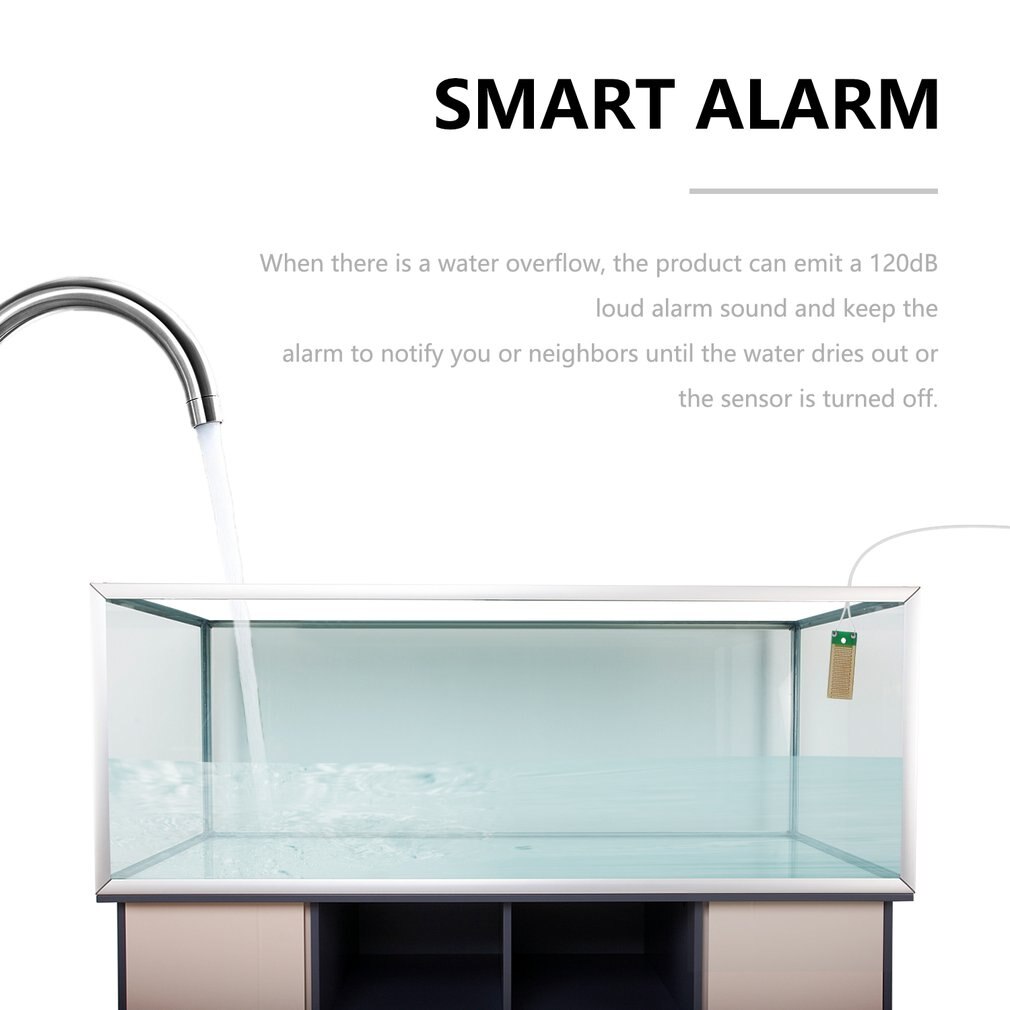 Leshp Water Lekkage Alarm Detector 130dB Water Alarm Lek Sensor Detectie Flood Alert Overloop Home Security Alarm Systeem