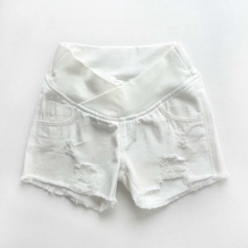 Gravid kvinde shorts sommer udendørstøj lavtaljede cowboyshorts gravid kvinde sommertøj sæson løs gravid kvinde