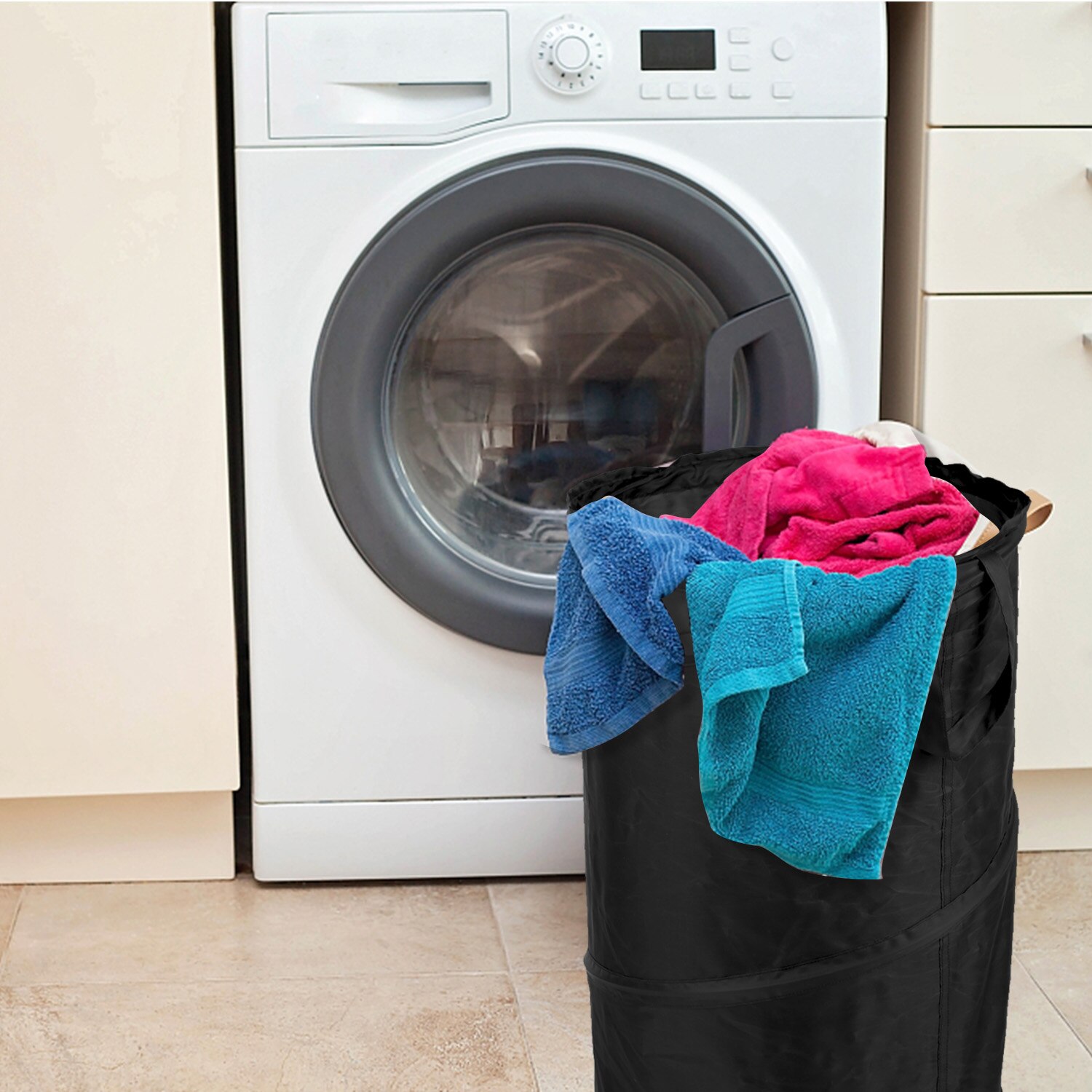 Laundry Baskets Waterproof Foldable Laundry Hampers Dirty Clothes Storage Container Large Household Laundry Tote with Handles