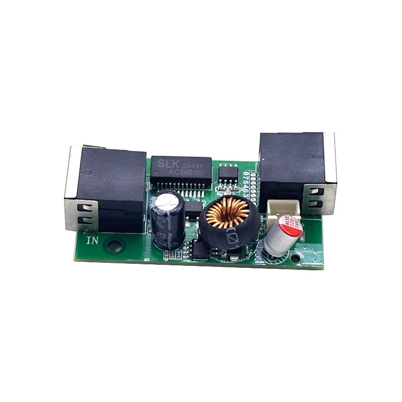48v til aktiv isolert poe-splitter ieee 802.3af/ ved dc-utgang 12v 27w 2.5g/10/100/1000m