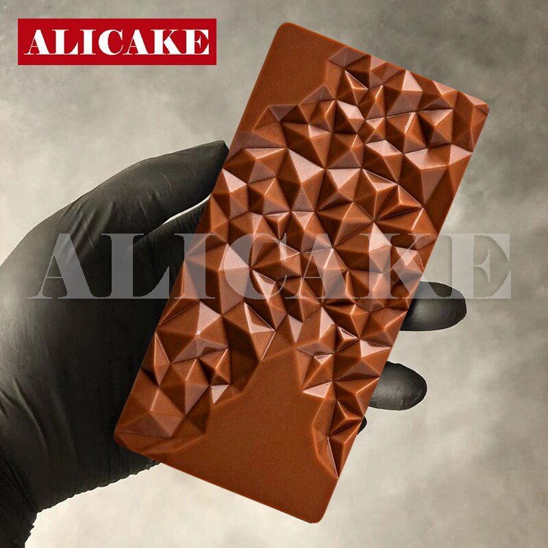3D Polycarbonate Chocolate Molds for Chocolates Bar Mold Baking Pastry Confectionery Tools Cake Candy Bonbon Moulds Form Tray