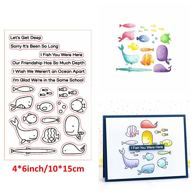 You Are My Sunshine Mixed Animals Flowers Leaves Clear Stamps DIY Scrapbooking Making Template 07: M68