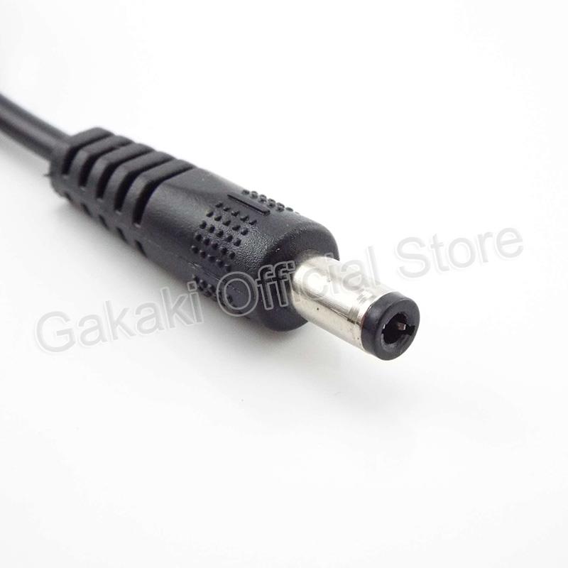 USB A macho enchufe a DC 2,5 3,5 1,35 4,0 1,7 5,5 2,1 5,5 2,5mm enchufe de fuente de alimentación Jack tipo A Cable de extensión cables de conector