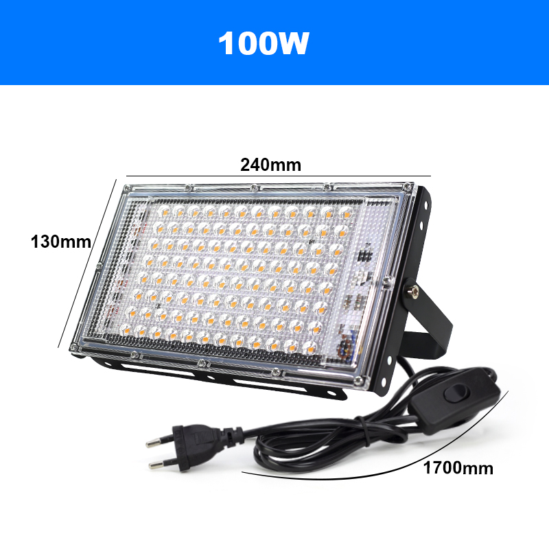 Led UV USB Floodlight 50W 100W 150W USB LED Stage Blacklight Waterproof 220V Ultraviolet Stage Lamp Disco Party Stage Backlight: 30w