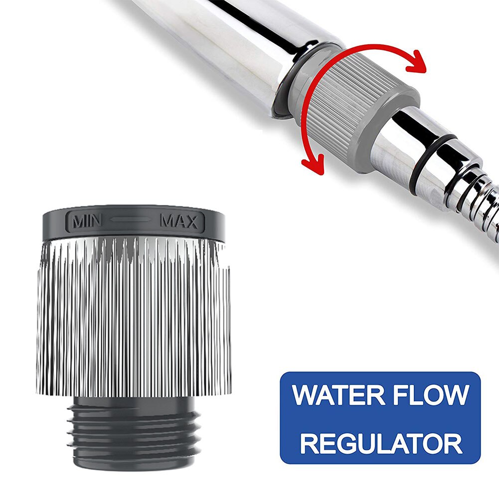Leakproof Shower Head Adjustable Bathroom Supplies Hotel Control Plumbing G1/2 Connector Easy Install Water Flow Regulator