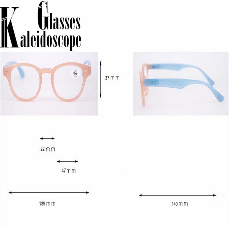 Gafas de lectura a la para hombres y mujeres, lentes de lectura de cristal cuadradas para presbicia, dioptrías de marco a rayas coloridas + 1,5 + 2,5 + 3,0