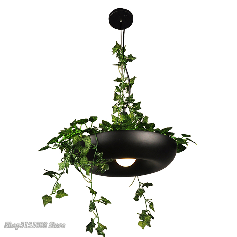 Nordic Plant Hanglampen Diy Tuin Led Lamp Bloempot Opknoping Lamp Eetkamer Restaurant Verlichtingsarmaturen Thuis Decor