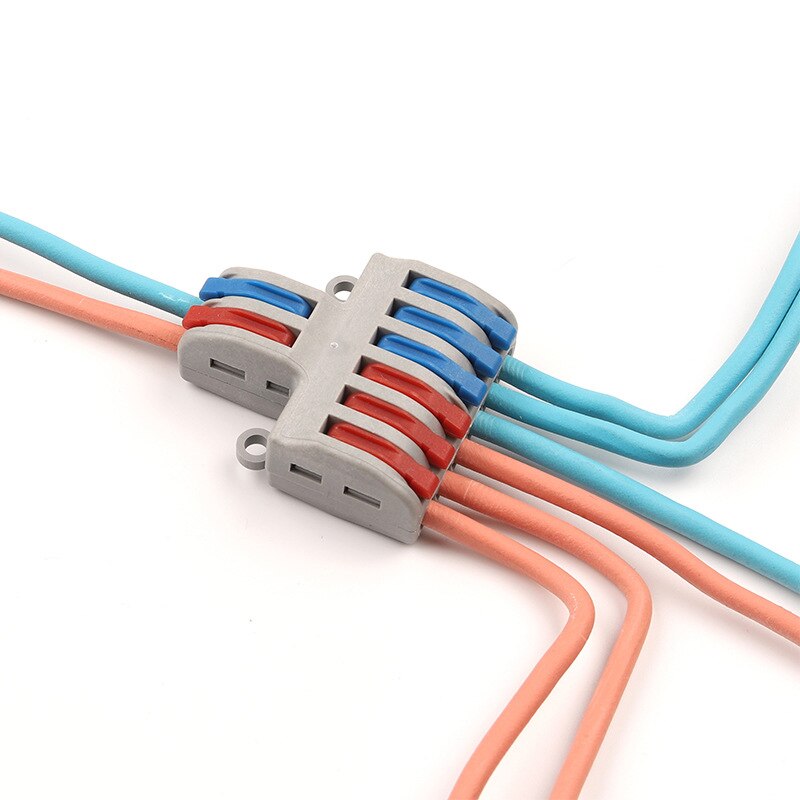 5pcs/Lot SPL-42/62 Mini Fast Wire Connector Universal Wiring Cable Connector Wire Connector Push-in Conductor DIY tool