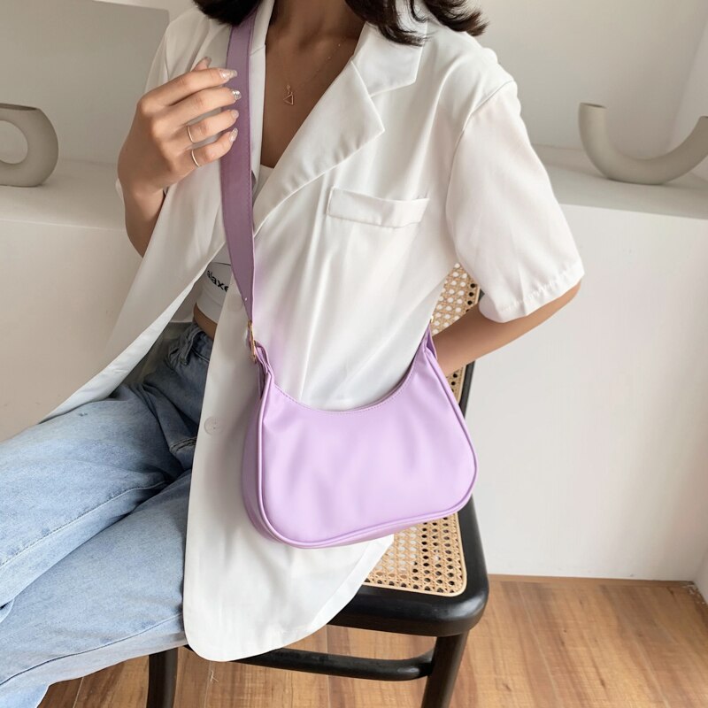 Retro PU Leder Frauen Hobos Kleine Schulter Damen Unterarm Tasche Messenger Taschen Weiblichen Umhängetasche Tote Geldbörse Handtaschen